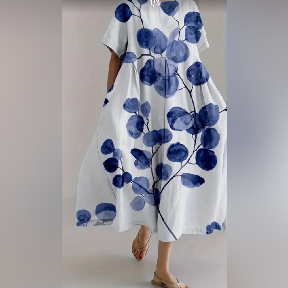 Floral summer dress.